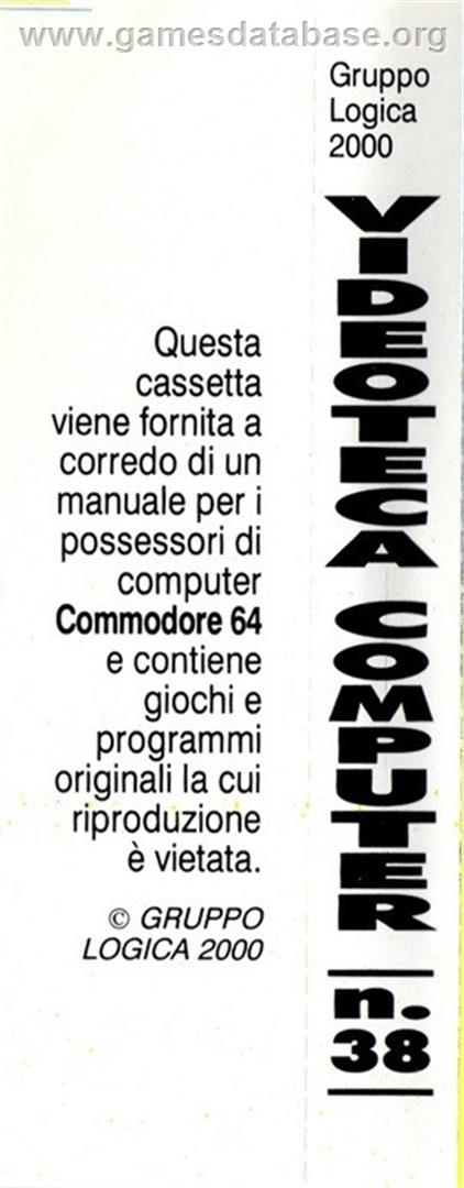 Plasto - Commodore 64 - Artwork - Box Back