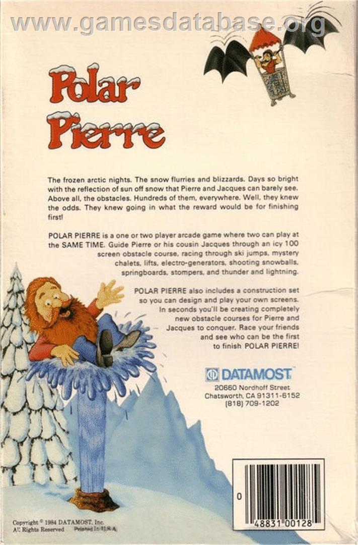 Polar Pierre - Commodore 64 - Artwork - Box Back