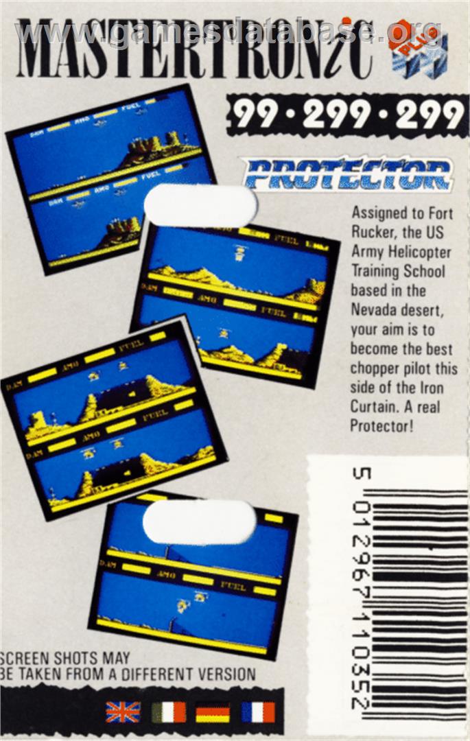 Protector (Rabbit Software) - Commodore 64 - Artwork - Box Back