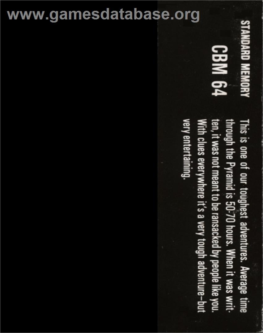 Pyramid (Systems Editoriale) - Commodore 64 - Artwork - Box Back