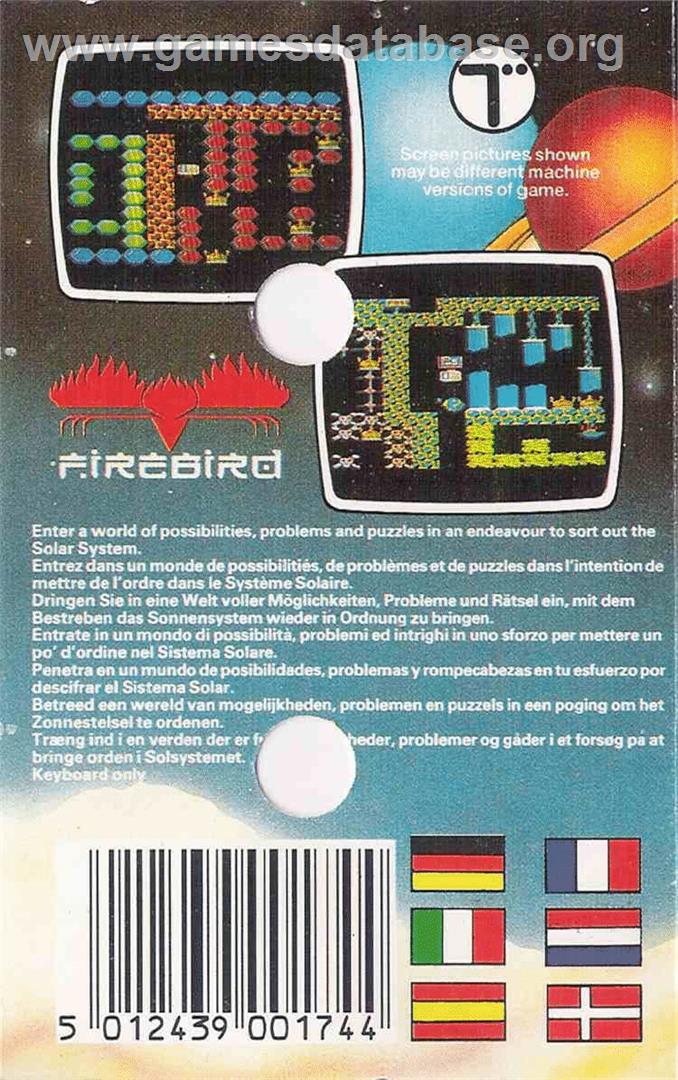 Realm - Commodore 64 - Artwork - Box Back