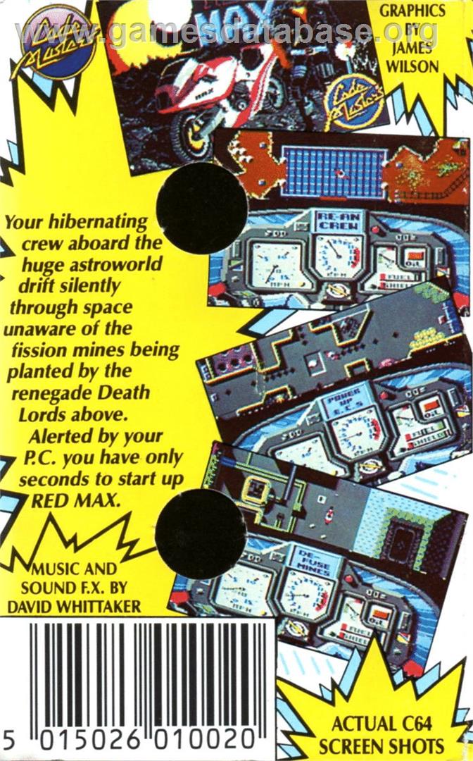 Red Max - Commodore 64 - Artwork - Box Back
