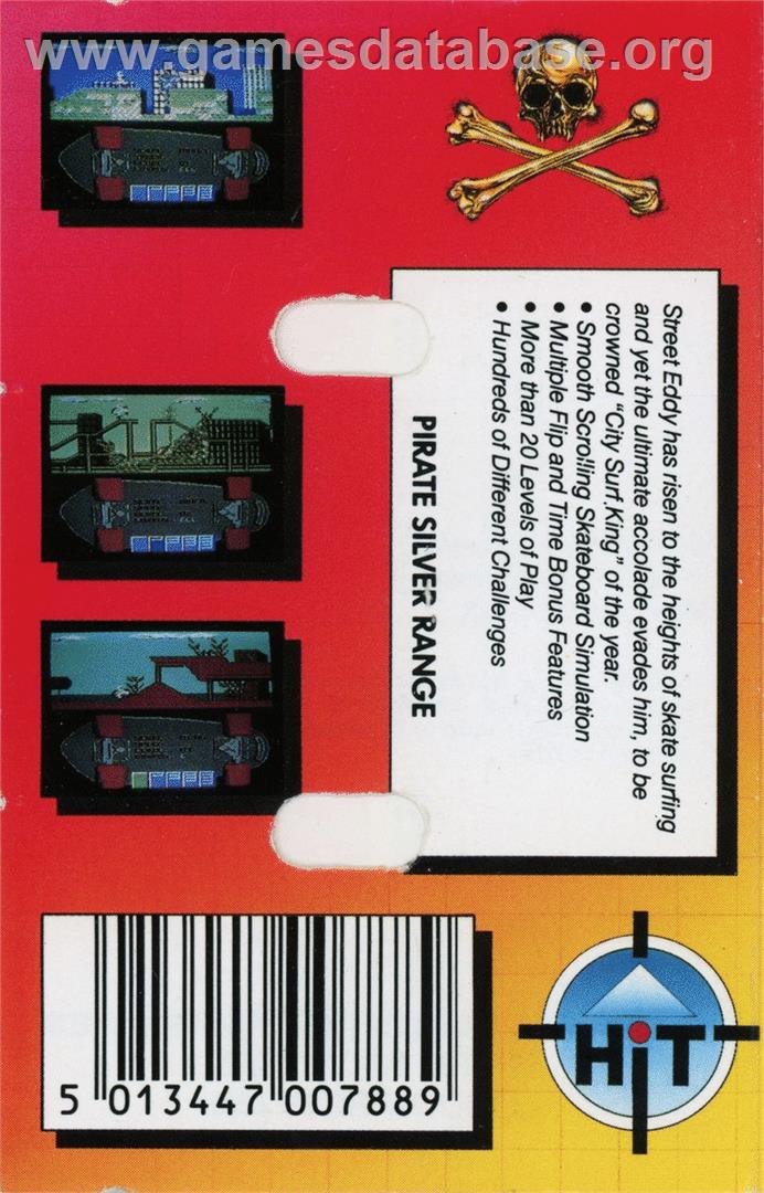 Rollerboard - Commodore 64 - Artwork - Box Back