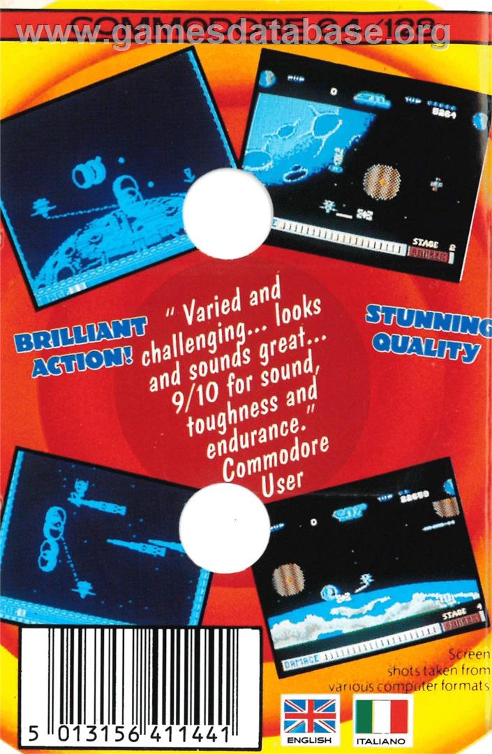 S.D.I. - Commodore 64 - Artwork - Box Back