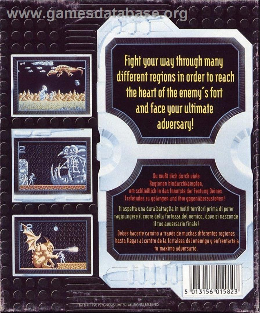 Shadow Of The Beast - Commodore 64 - Artwork - Box Back