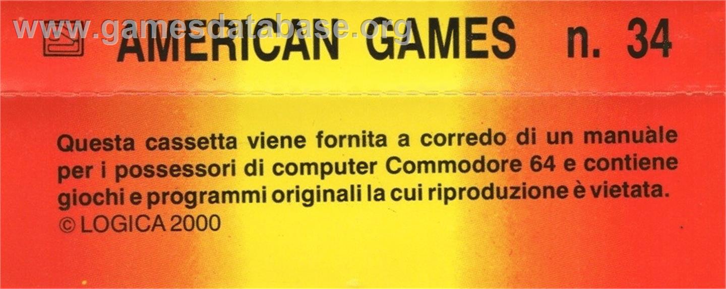 Skateboarding - Commodore 64 - Artwork - Box Back