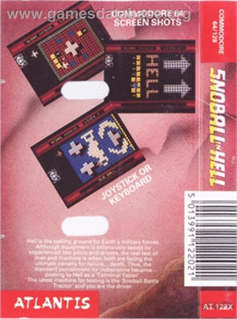 Snoball In Hell - Commodore 64 - Artwork - Box Back