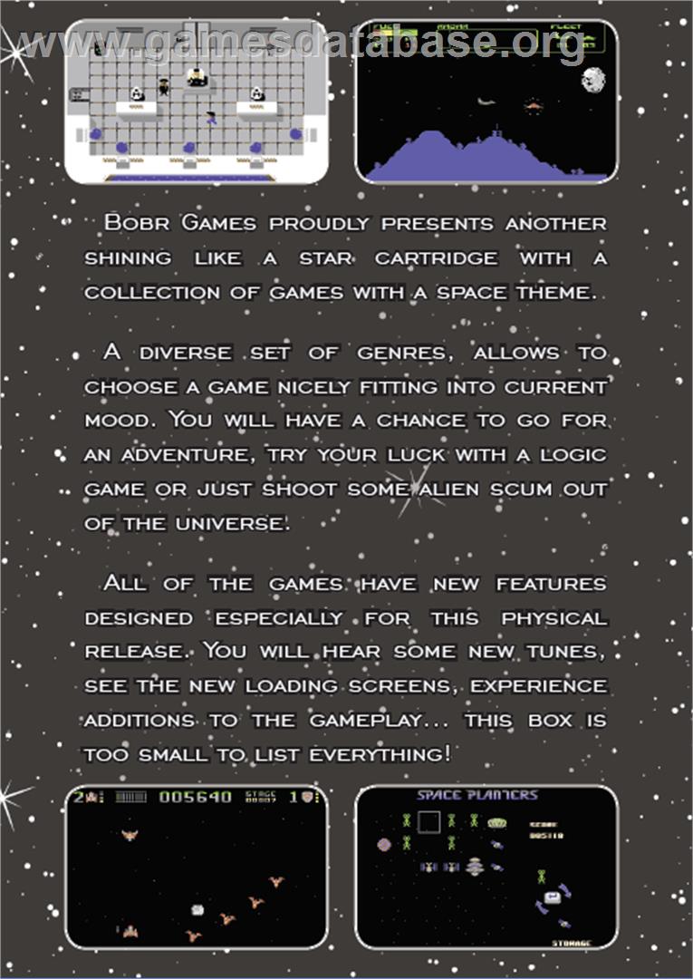 Space Firehawk - Commodore 64 - Artwork - Box Back