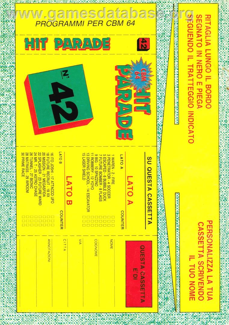 Space Knight - Commodore 64 - Artwork - Box Back