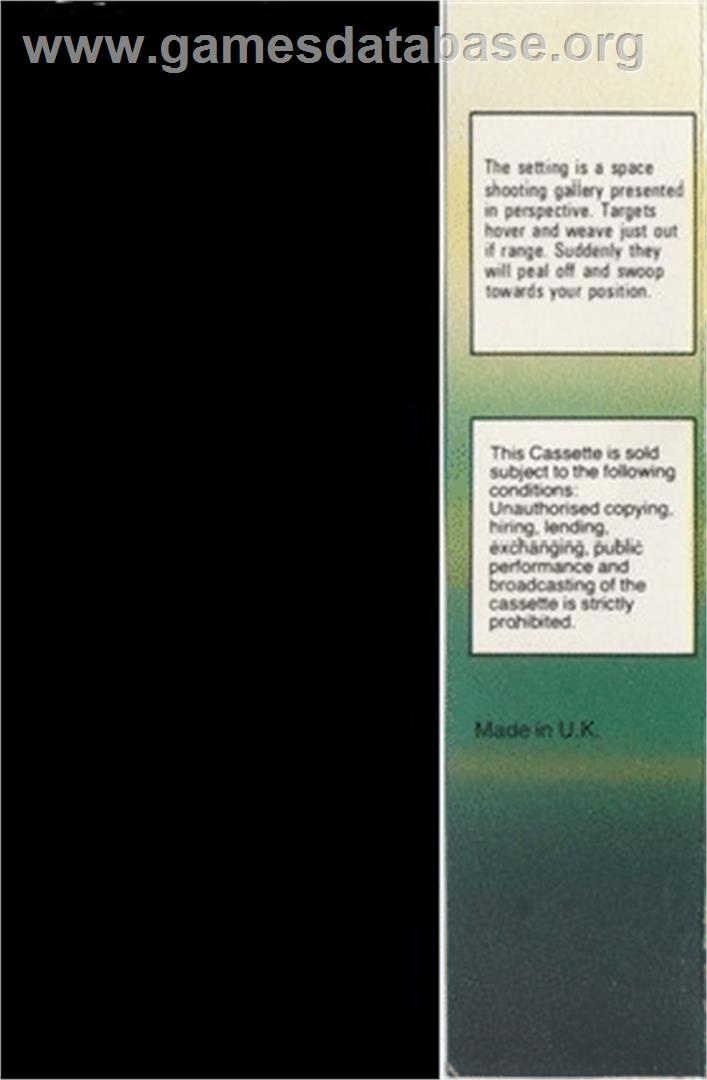 Space Pirate - Commodore 64 - Artwork - Box Back