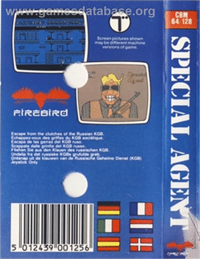 Special Agent (Hill MacGibbon) - Commodore 64 - Artwork - Box Back