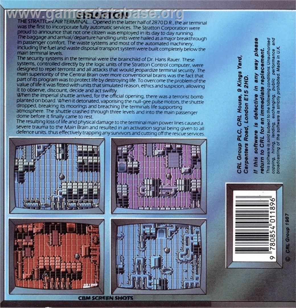Stratton - Commodore 64 - Artwork - Box Back