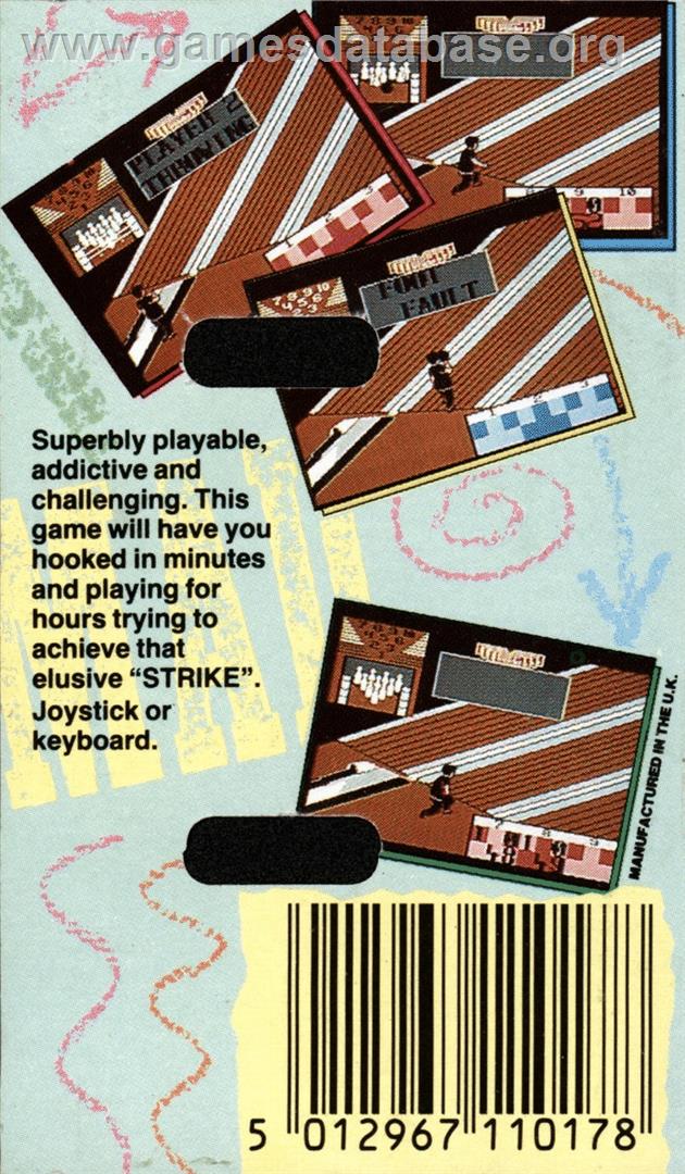 Strike - Commodore 64 - Artwork - Box Back
