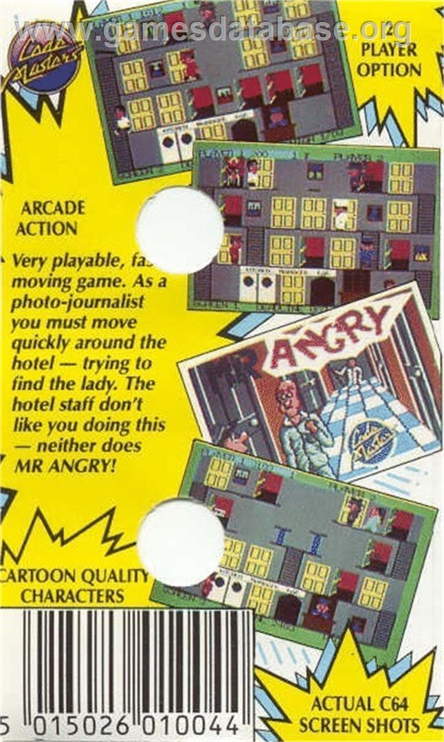 Stringer - Commodore 64 - Artwork - Box Back