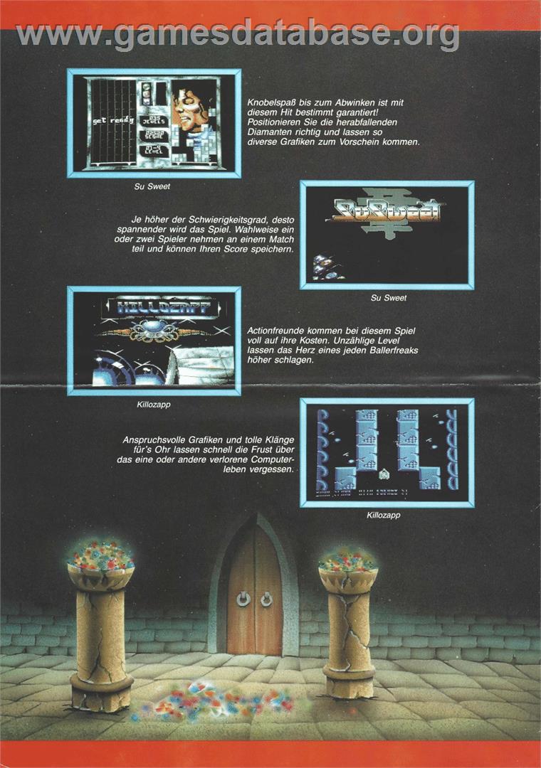 Su Sweet - Commodore 64 - Artwork - Box Back