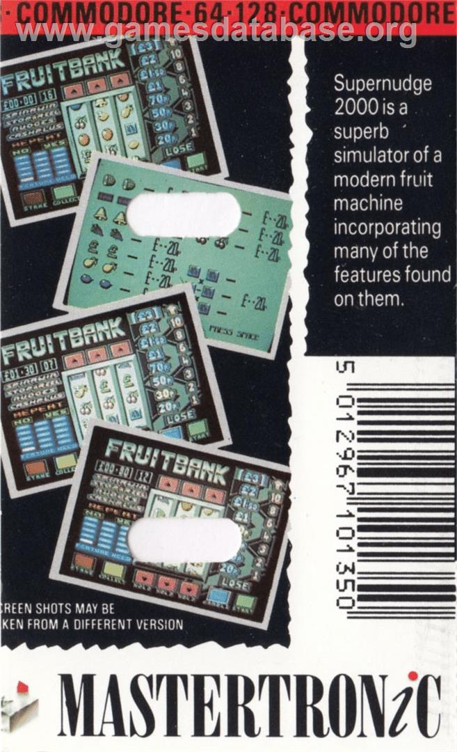 Super Nudge 2000 - Commodore 64 - Artwork - Box Back