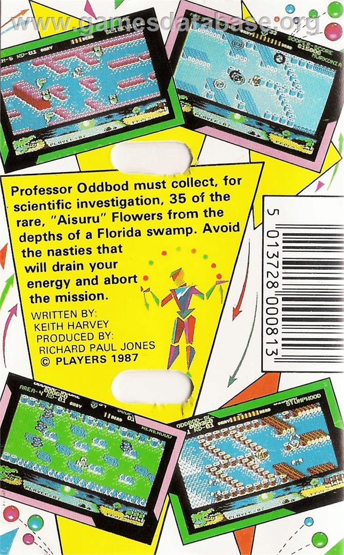 Swamp Fever - Commodore 64 - Artwork - Box Back