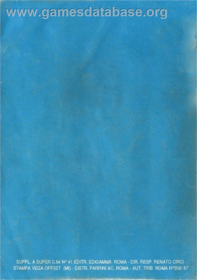 Time Res-q - Commodore 64 - Artwork - Box Back