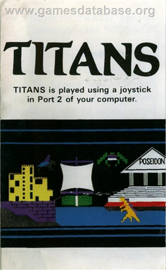 Titans - Commodore 64 - Artwork - Box Back