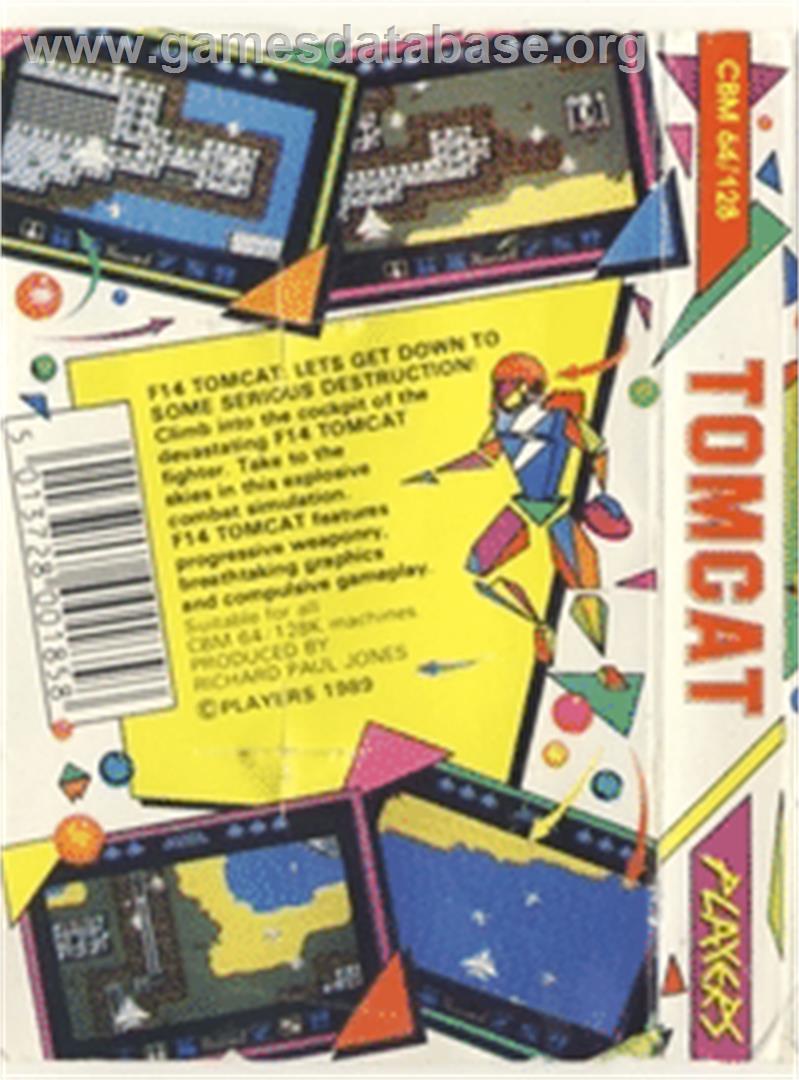 Tomcat - Commodore 64 - Artwork - Box Back