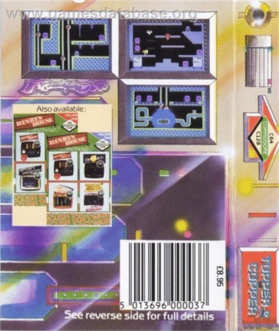Topper The Copper - Commodore 64 - Artwork - Box Back