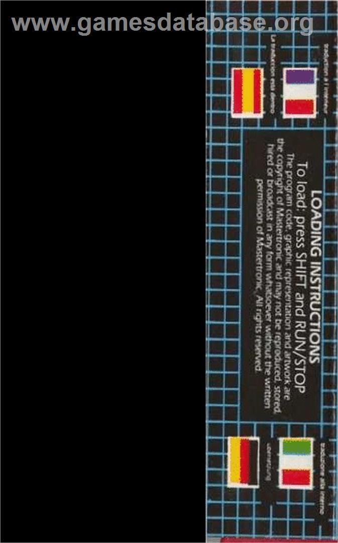 Vegas Jackpot - Commodore 64 - Artwork - Box Back