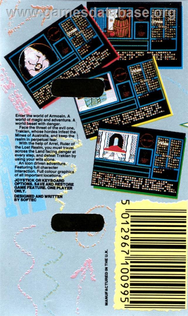 Venom - Commodore 64 - Artwork - Box Back