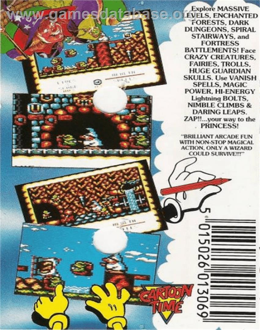 Wizard Willy - Commodore 64 - Artwork - Box Back