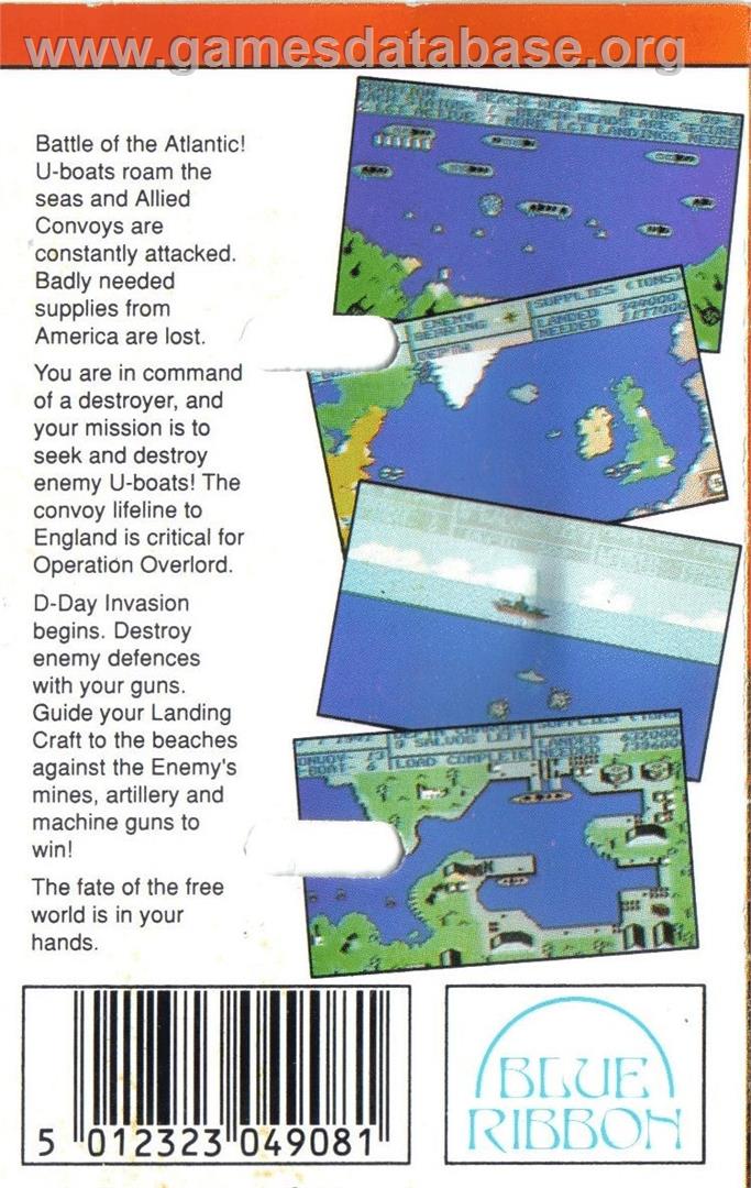 Wulfpack - Commodore 64 - Artwork - Box Back