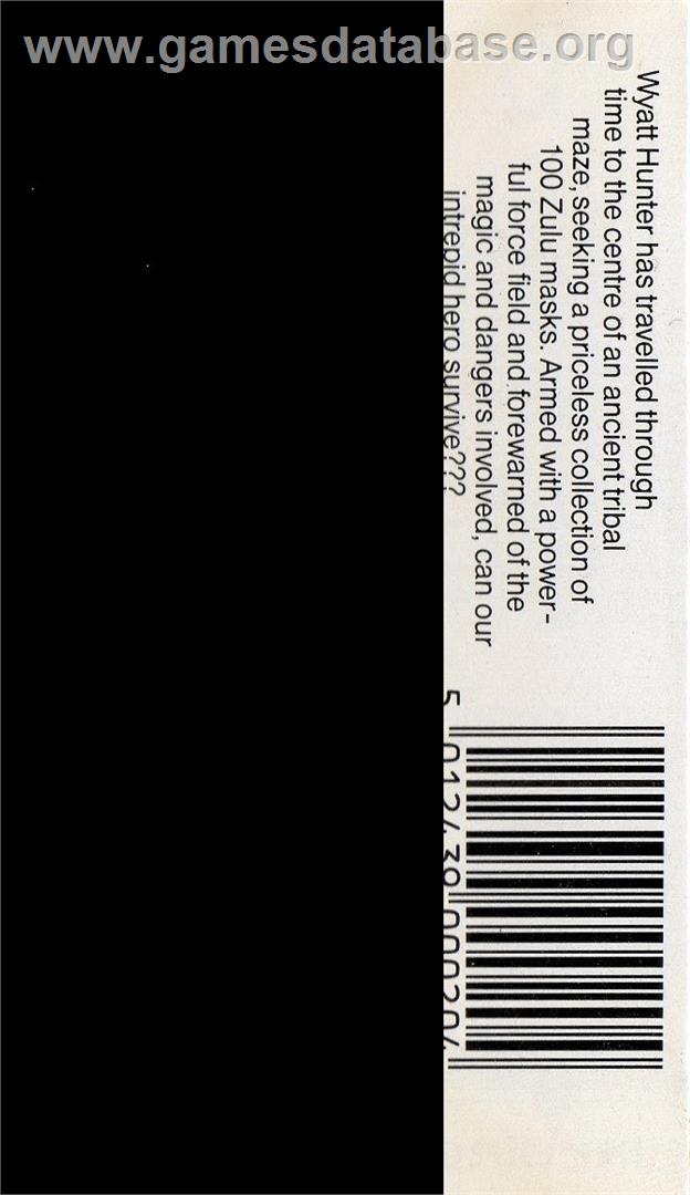 Zulu - Commodore 64 - Artwork - Box Back