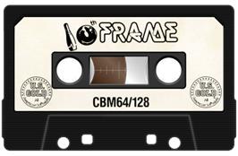 Cartridge artwork for 10th Frame on the Commodore 64.