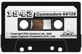Cartridge artwork for 1942 on the Commodore 64.