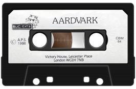 Cartridge artwork for Aardvark on the Commodore 64.