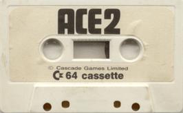 Cartridge artwork for Ace 2: The Ultimate Head to Head Conflict on the Commodore 64.
