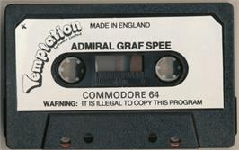 Cartridge artwork for Admiral Graf Spee on the Commodore 64.
