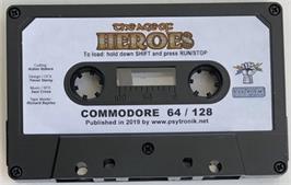 Cartridge artwork for Age Of Heroes, The on the Commodore 64.