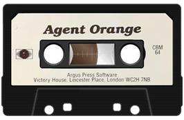 Cartridge artwork for Agent Orange on the Commodore 64.