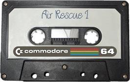 Cartridge artwork for Air Rescue on the Commodore 64.