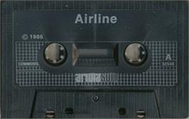 Cartridge artwork for Airline on the Commodore 64.