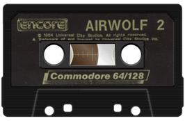 Cartridge artwork for Airwolf 2 on the Commodore 64.