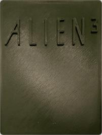 Cartridge artwork for Alien 3 on the Commodore 64.