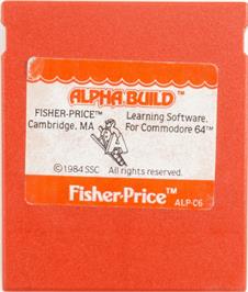 Cartridge artwork for Alpha Build on the Commodore 64.