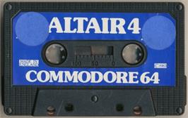 Cartridge artwork for Altair 4 on the Commodore 64.
