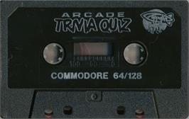 Cartridge artwork for Arcade Trivia Quiz on the Commodore 64.