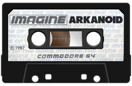 Cartridge artwork for Arkanoid on the Commodore 64.