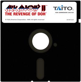 Cartridge artwork for Arkanoid 2 (FLT) on the Commodore 64.