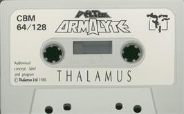 Cartridge artwork for Armalyte 2 on the Commodore 64.