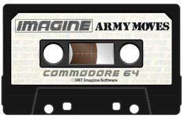 Cartridge artwork for Army Moves on the Commodore 64.
