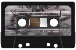 Cartridge artwork for BMX Simulator 2 on the Commodore 64.