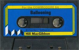 Cartridge artwork for Ballooning on the Commodore 64.